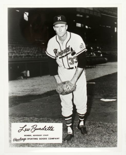 1953-65 Milwaukee Braves Photo Collection - Lot of 12 With Burdette Hank Aaron Warren Spahn Joe Torre 