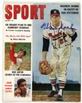 1953-65 Warren Spahn Milwaukee Braves Signed Photo - Lot of 9 JSA