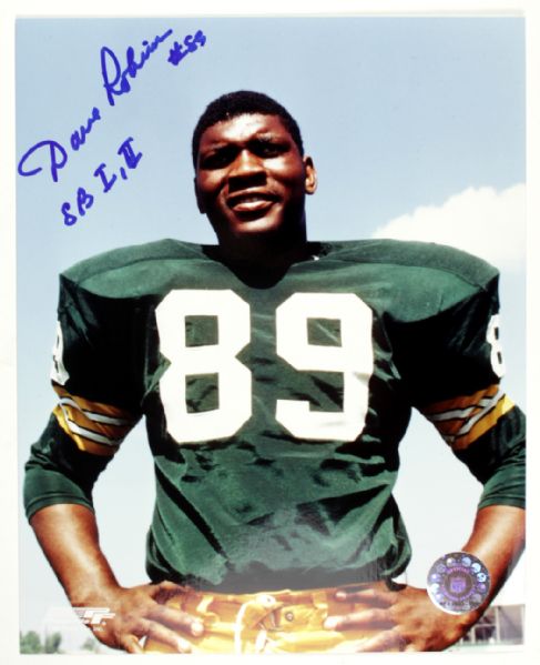 Green Bay Packers Signed 8x10s - Lot of 7 - Thurston, Taylor, Hornung, Etc. - JSA