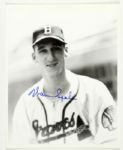 1953-65 Warren Spahn Milwaukee Braves Signed Photo - Lot of 9 JSA