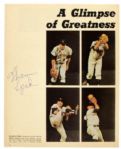 1953-65 Warren Spahn Milwaukee Braves Signed Photo - Lot of 9 JSA