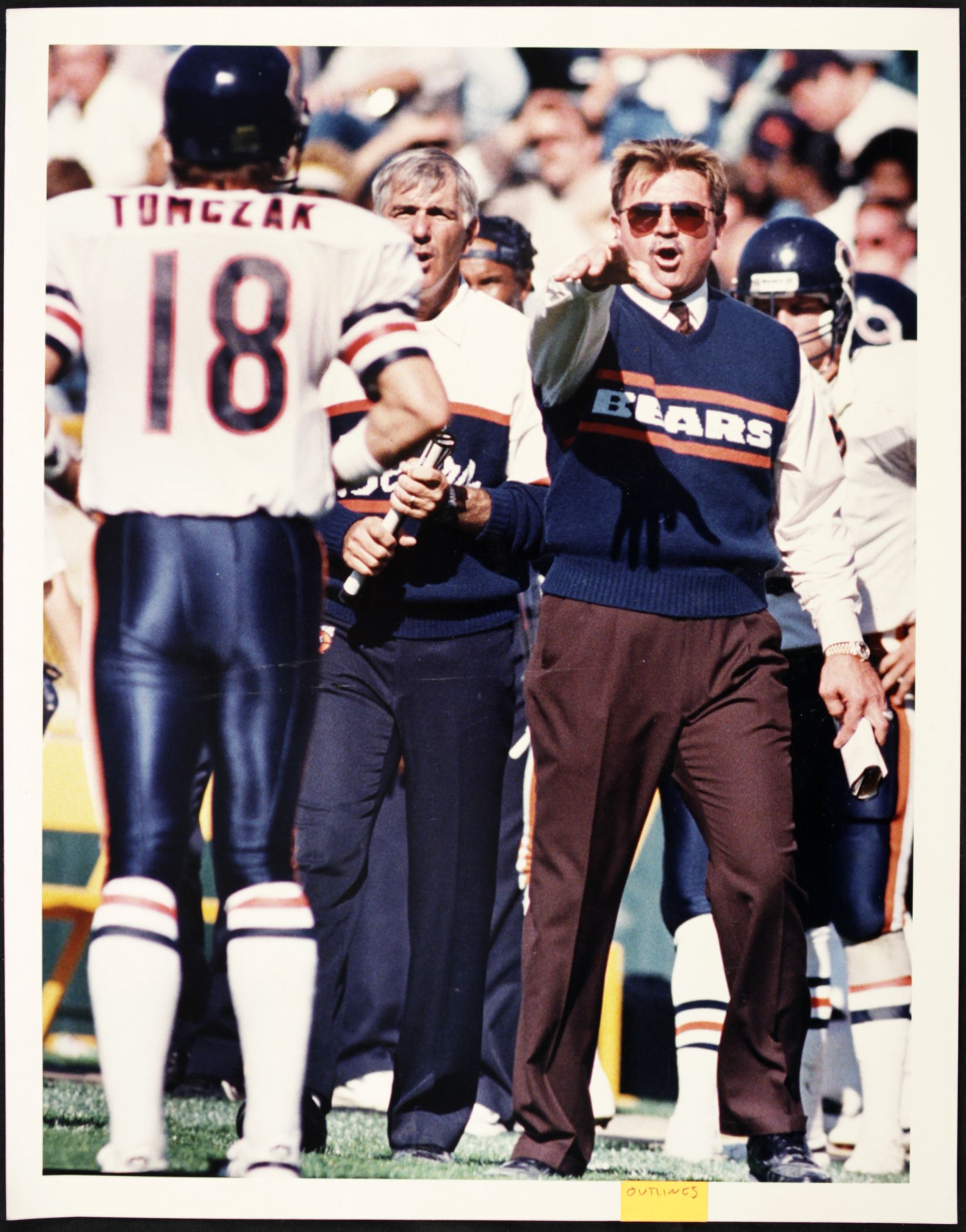MIKE TOMCZAK CHICAGO BEARS  8X10 SPORTS PHOTO X 