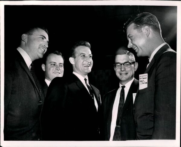 1962 Bob Uecker Milwaukee Braves "The Sporting News Collection Archives" Original Type 1 8" x 10" Photo (Sporting News Collection Holgoram/MEARS Type 1 Phota LOA)