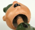1960s Beetle Bailey Bobbing Head Nodder Collection With All 4 With Incl. Beetle Bailey Ft. Fuzz Sgt. Snorkel & Zero 2 With Original Box Near Flawless Set 