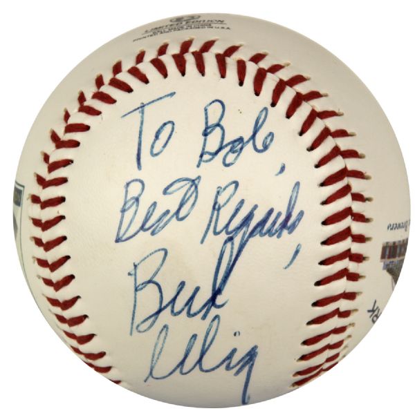 1996 Bud Selig Single Signed Groundbreaking Day Milwaukee Brewers Baseball - JSA