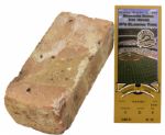 1999 Milwaukee County Stadium Brick and Ticket Stub From Last County Stadium Home Game - COA