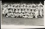 1957 Milwaukee Braves "TSN Collection Archives" Original Type 1 9" x 14" Choice Jumbo Oversized Photo (TSN Collection Hologram/MEARS Type 1 Photo LOA) 1:1, Unique 
