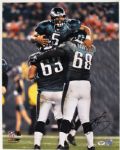 1990s Donovan McNabb Philadelphia Eagles Signed 16" x 20" Photo - Lot of 10 PSA/DNA Sticker & Certificate