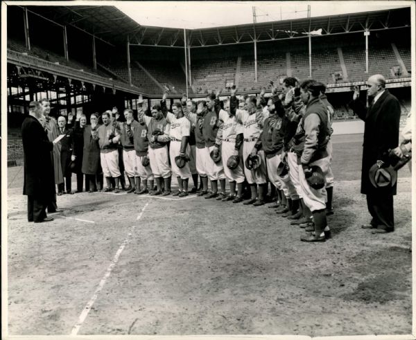 1943 Brooklyn Dodgers "The Sporting News Collection Archives" Original Type 1 8" x 10" Photo (Sporting News Collection Hologram/MEARS Type 1 Photo LOA)