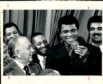 1964-77 Cassius Clay / Muhammad Ali Chicago Sun-Times Original Type 1 Photo (Chicago Sun-Times Hologram/MEARS Type 1 Photo LOA) - Lot of 12