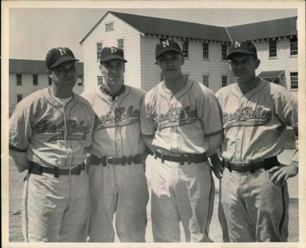 1945 Bob Feller Navy Great Lakes "The Sporting News Collection Archives" Original Type 1 8" x 10" Photo (Sporting News Collection Holgoram/MEARS Type 1 Photo LOA)