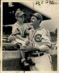1939 Bill Lee Chicago Cubs "The Sporting News Collection Archives" Original Type 1 8" x 10" Photo (Sporting News Collection Hologram/MEARS Type 1 Photo LOA)