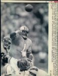 1940s to 1990s Professional and College Football Assortment Denver Post Original Type 1 Photos (MEARS Type 1 Photo LOA) - Lot of 1000