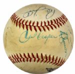 1982 Milwaukee Brewers World Series Team Signed OAL (MacPhail) Baseball w/ 27 Sigs. Incl. Harvey Kuenn Robin Yount Pete Vuckovich Paul Molitor - JSA
