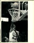 1985-88 Michael Jordan Chicago Bulls Chicago Sun-Times Original Type 1 8 x 10 Photo - Lot of 2 (Sun Times Hologram/MEARS Type 1 Photo LOA)