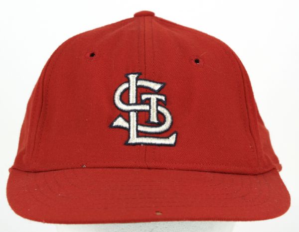 1970s St. Louis Cardinals Game Worn Cap (MEARS LOA)