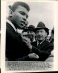 1963-65 Cassius Clay / Muhammad Ali Chicago Sun-Times Original Type 1 Photo (Chicago Sun-Times Hologram/MEARS Type 1 Photo LOA) - Lot of 7
