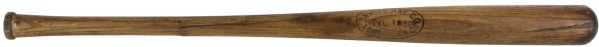 1927-28 Otis Cy Cashion Snyder Bat Co. Professional Model Side Written Game Used Bat - Chattanooga Look Outs Southern League (MEARS LOA) 