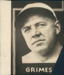 1915-16 Burleigh Grimes Cubs & Brooklyn Robins "The Sporting News Collection Archives" Original Type 1 Photo - Lot of 8 (Sporting News Collection Hologram/MEARS Type 1 Photo LOA)