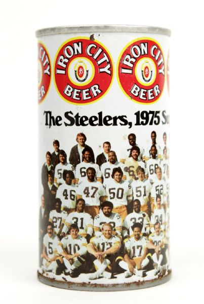 1975 Pittsburgh Steelers Super Bowl Champs Beer Can