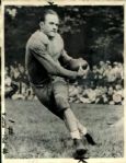 1935 Edwin Alabama Pitts Philadelphia Eagles The Sporting News Collection Archives Original Type 1 7 x 9 Photo (Sporting News Collection Hologram/MEARS Type 1 Photo LOA) - Lot of 2