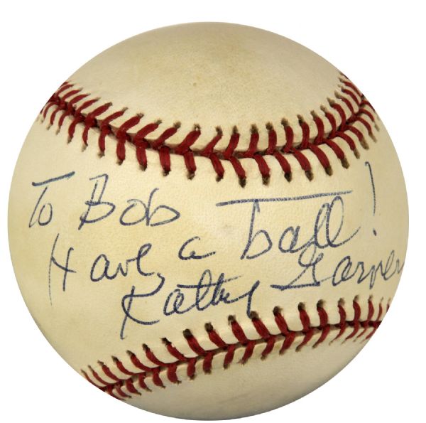 1990s Cindy Williams (Laverne & Shirley) & Kathy Garver (Family Affair) Single Signed Baseballs - JSA