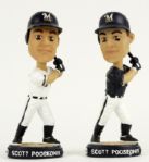2004 Scott Podsednik Milwaukee Brewers Bobble Heads - Lot of 2