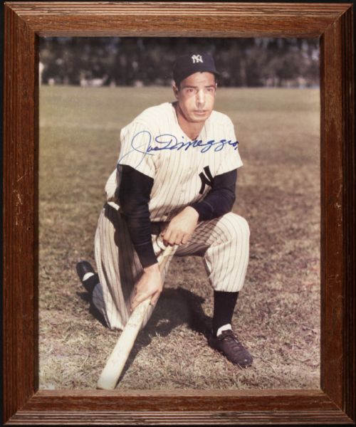 1980s Joe DiMaggio New York Yankees Signed 8" x 10" Photo - JSA