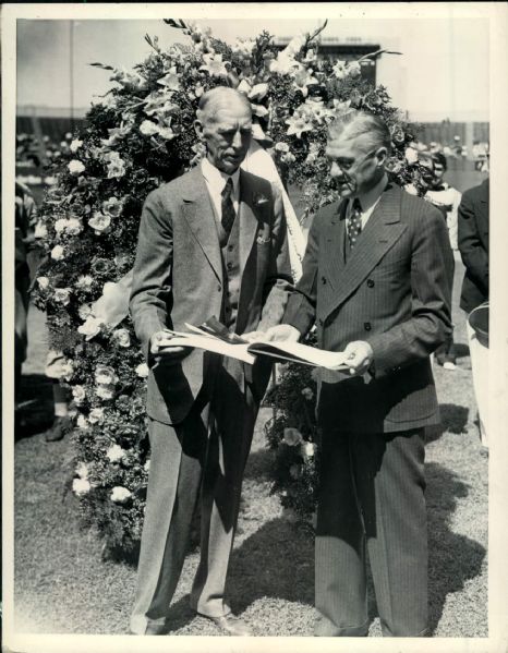1944 Connie Mack Philadelphia Athletics "The Sporting News Collection Archives" Original Type 1 6.5" x 8.5" Photo (Sporting News Collection Hologram/MEARS Type 1 Photo LOA)