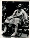 1967-77 Walt Frazier New York Knicks Warmup Jacket Type 1 8 x 10 Photo SPORT Magazine Collection Hologram (MEARS Type 1 Photo LOA) - Lot of 4