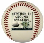 1996 Bud Selig Single Signed Groundbreaking Day Milwaukee Brewers Baseball - JSA