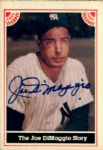 1983 Joe DiMaggio New York Yankees Signed The Joe DiMaggio Story Card - JSA