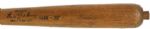 1946 Lou Gehrig H&B Louisville Slugger Dated Signature Model Lathe Bat - New York Yankees (MEARS LOA) 