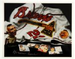 1953-65 Warren Spahn Milwaukee Braves Signed Photo - Lot of 9 JSA