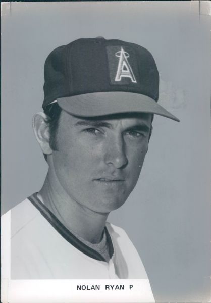 1974 Nolan Ryan California Angels "The Sporting News Collection Archives" Original Type 1 5" x 7" Production Art (Sporting News Collection Hologram/MEARS Type 1 Photo LOA)