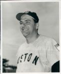 1951-52 Lou Boudreau Boston Red Sox The Sporting News Collection Archives Original Type 1 8 x 10 Photo - Lot of 2 (Sporting News Collection Hologram/MEARS Type 1 Photo LOA)