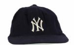 1960-65 Bill Stafford New York Yankees Game Worn Cap (MEARS LOA)