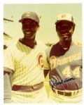 1973-74 circa Hank Aaron Atlanta Braves Signed 8x10 Photo - JSA