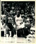1984-85 Michael Jordan Chicago Bulls Rookie Season "Chicago Sun-Times" Original Type 1 8" x 10" Photo (Sun Times Hologram/MEARS Type 1 Photo LOA)
