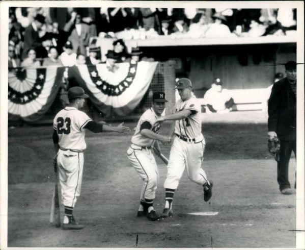 1958 World Series New York Yankees vs. Milwaukee Braves "TSN Collection Archives" Original Type 1 Photo (Sporting News Collection Hologram/MEARS Type 1 Photo LOA) - Lot of 48
