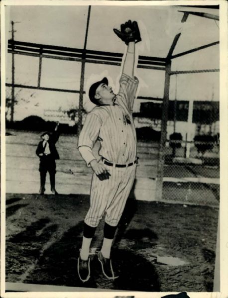 1936-37 Tony Lazzeri New York Yankees Charles Conlon "The Sporting News Collection Archives" Original Type 1 7" x 9" Photo (Sporting News Collection Hologram/MEARS Type 1 Photo LOA)