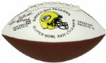 1997 Ray Nitschke Signed Green Bay Packers Super Bowl XXXI Champs Football - JSA