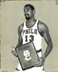 1967 Wilt Chamberlain Philadelphia 76ers "The Sporting News Collection Archives" Original 8" x 10" Production Art (Sporting News Collection Hologram/MEARS Photo LOA)