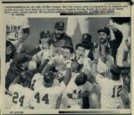 1991 World Series Minnesota Twins Atlanta Braves The Sporting News Collection Archives Original Type 1 Photos (Sporting News Collection Hologram/MEARS Type 1 Photo LOA) - Lot of 12 