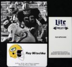 1990s Ray Nitschke Green Bay Packers Personal Business Card - Lot of 3 Purchased From Family
