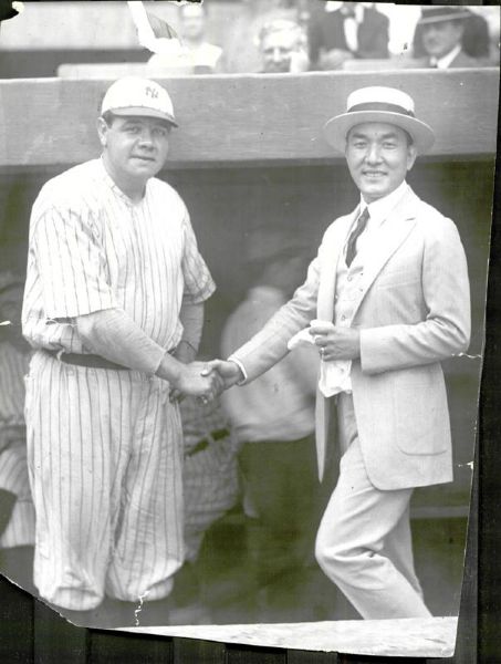 1920 Babe Ruth New York Yankees Charles Conlon "The Sporting News Collection Archives" Original Type 1 7" x 9" Photo (Sporting News Collection Hologram/MEARS Type 1 Photo LOA)