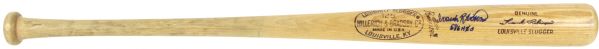 1973-75 Frank Robinson H&B Louisville Slugger Professional Model Team Index Bat - California Angels - Cleveland Indians (MEARS A5)