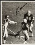 1990s Ray Nitschke & Willie Wood and Dave Robinson Signed 8 x 10 Photo - JSA