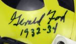 President Gerald Ford Signed Michigan Wolverines Mini Football Helmet - JSA