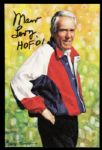 2001 Marv Levy Buffalo Bills Signed Goal Line Art Card - JSA